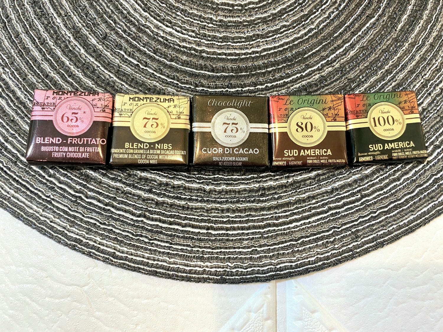 蒙特祖馬果味巧克力薄片/蒙特祖馬烘培巧克力薄片/麥芽糖醇75%巧克力薄片/南美洲80%綜合巧克力薄片/南美洲100%黑巧克力薄片